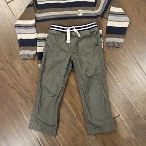 Boys gray chino